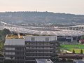 Direkter Blick auf das Stadion in Stuttgart